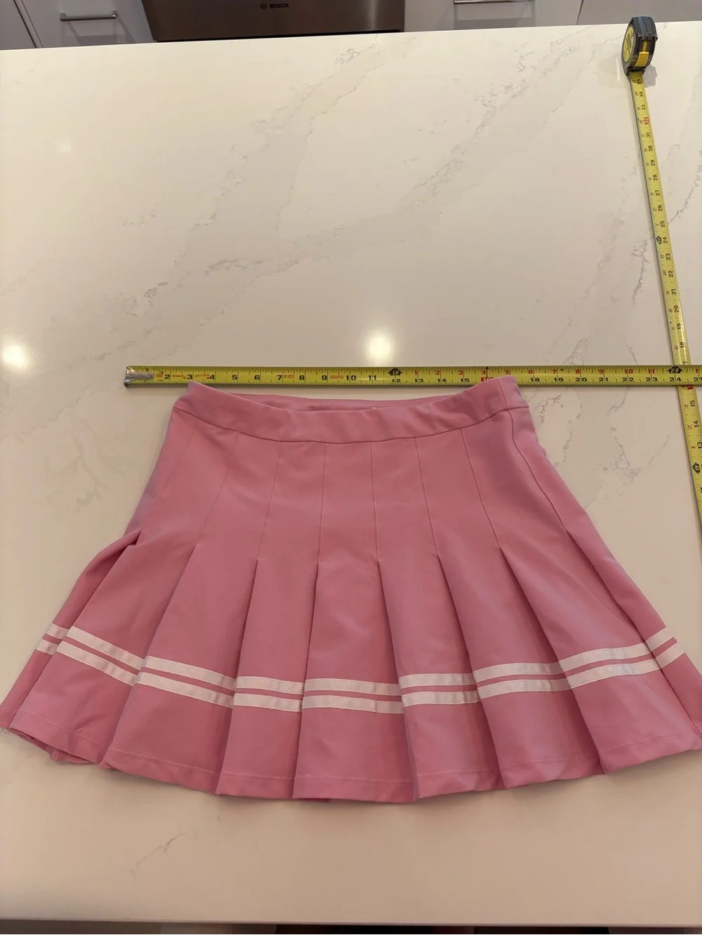 Tail Golf Tennis Skort Pink Pleated Athletic Skirt Built-In Shorts Size 10